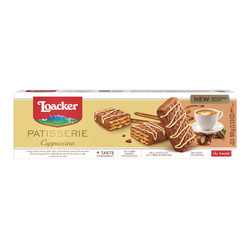 Loacker Cappuccino - wafle w czekoladzie cappuccino 100g