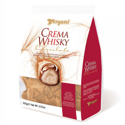 Vergani Praline Crema Whisky - włoskie praliny czekoladowe z kremem o smaku whisky 100g