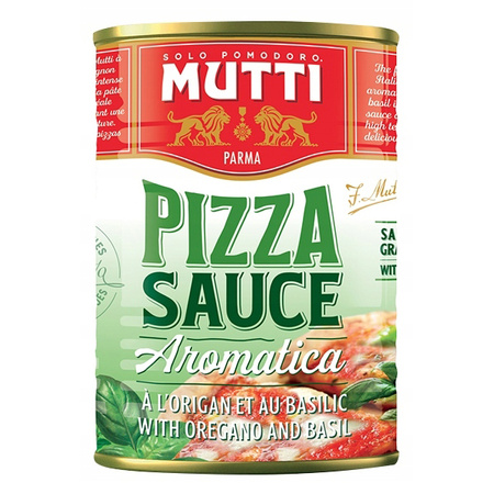 Mutti Pizza Sauce - sos pomidorowy do pizzy z bazylią, oregano i cebulą 400g