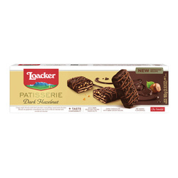 Loacker Fondente Nocciolato - wafle w ciemnej czekoladzie 100g