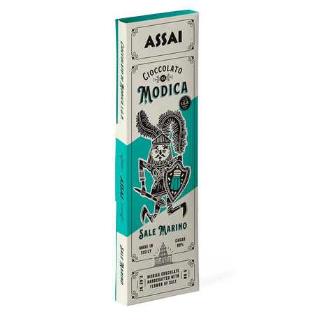 Assai Cioccolato di Modica IGP Sale Marino - czekolada gorzka z solą morską 80g