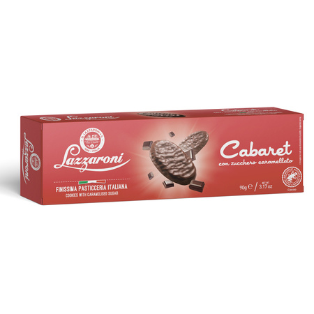 Lazzaroni Cabaret - włoskie kruche ciastka z mleczną czekoladą 90g