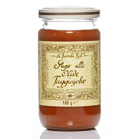 La Favorita Fish Sugo alle Olive Taggiasche - sos pomidorowy z oliwkami 180g