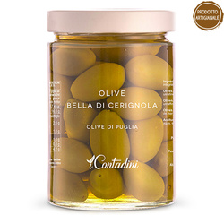 iContadini Olive Bella di Cerignola - apulijskie duże oliwki z pestką 550g