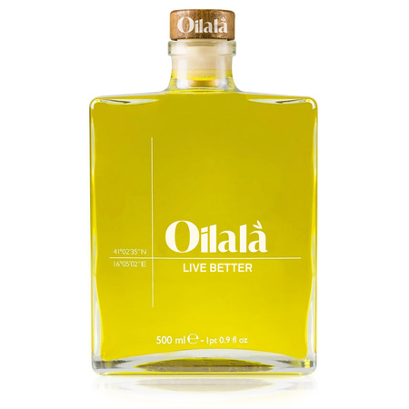 Oilala Olio Extra Vergine Coratina Liquid Luxury - apulijska oliwa z oliwek z pierwszego tłoczenia 500ml