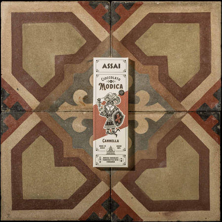 Assai Cioccolato di Modica IGP Cannella - czekolada gorzka z cynamonem 80g