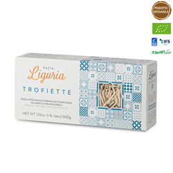 Pasta di Liguria Trofiette BIO - ekologiczny makaron z włoskiej semoliny 500g