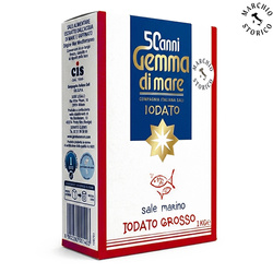 Gemma di mare Sale Marino Iodato Grosso - sól morska jodowana gruboziarnista 1000g