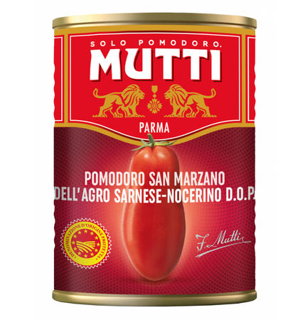 Mutti Pomodoro San Marzano DOP - całe pomidory San Marzano bez skórki 400g