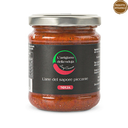 L'artigiano della 'nduja - włoska ostra kiełbasa Nduja do smarowania 180g