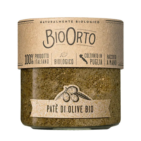 BioOrto Paté di Olive Bio - ekologiczna włoska pasta z oliwek 175g