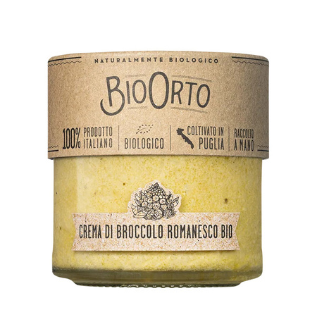 BioOrto Crema di Broccolo Romanesco Bio - włoski krem z brokułów 180g