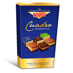 Novi Astuccio Cuadro Assortiti - mix włoskich pralinek z nadzieniem 250g