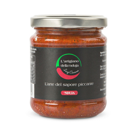 L'artigiano della 'nduja - włoska ostra kiełbasa Nduja do smarowania 180g