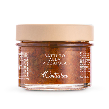 iContadini Battuto - włoska pasta z suszonych pomidorów z oliwkami 100g