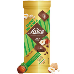 Laica Cioccolato Crema Nocciola - włoska czekolada mleczna z nadzieniem orzechowym 100g
