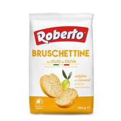 Roberto Bruschettine - mini bruschetty o smaku oliwy z oliwek 100g