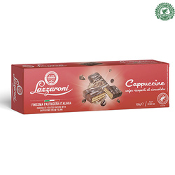 Lazzaroni Cappuccine - włoskie wafelki z kremem cappuccino w czekoladzie 100g