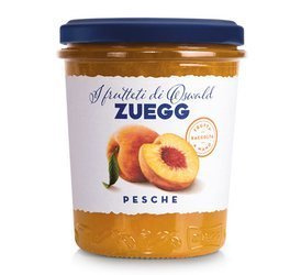 Zuegg Confettura Extra di Pesche - dżem brzoskwiniowy z kawałkami owoców 320g