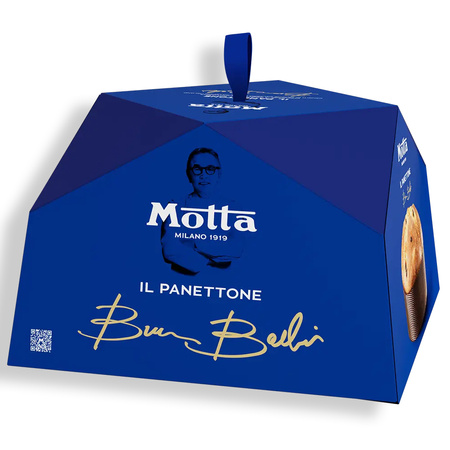 Motta x Bruno Barbieri Panettone - włoska babka z rodzynkami i kandyzowaną skórką pomarańczy 1kg