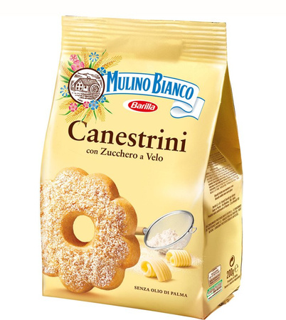 Mulino Bianco Canestrini - ciasteczka z cukrem pudrem 200g