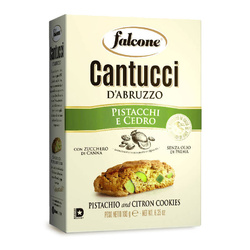 Falcone Cantucci d'Abruzzo al Pistacchio e Cedro - kruche ciasteczka 180g