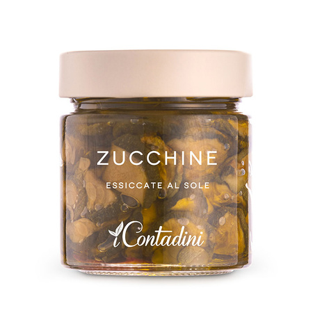 iContadini Zucchine - włoska suszona cukinia w oliwie z oliwek 230g