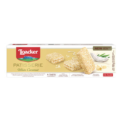 Loacker Coconut White - wafle kokosowe w białej czekoladzie 100g