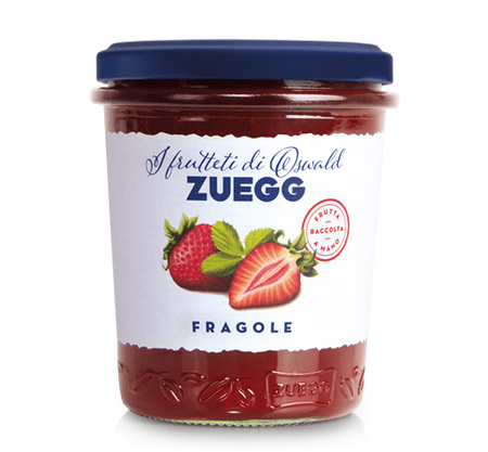 Zuegg Confettura Extra di Fragole - dżem truskawkowy z kawałkami owoców 320g