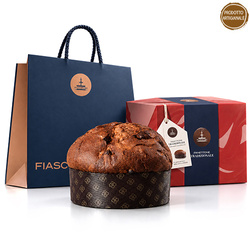 Fiasconaro Panettone Tradizionale - włoska babka z kandyzowaną pomarańczą i rodzynkami w winie 750g
