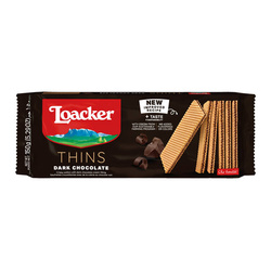 Loacker Fondente Dark Chocolate - wafelki z kremem czekoladowym 150g