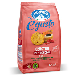 Monviso Crustini Peperoncino - włoskie grzanki z oliwą i ostrą papryczką 120g