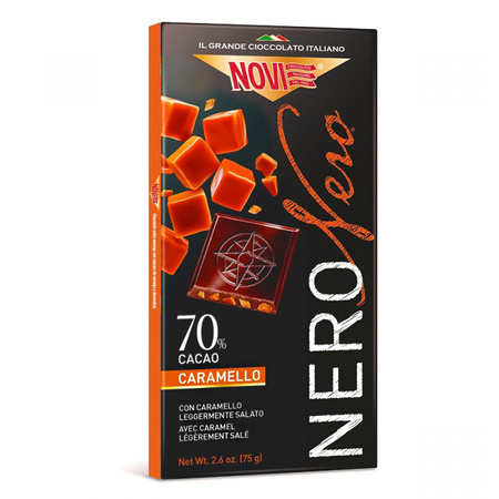Novi Nero - włoska czekolada z solonym karmelem 75g
