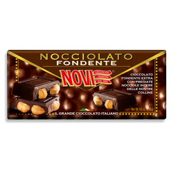 Novi Nocciolato Fondente - gorzka czekolada z całymi orzechami 130g