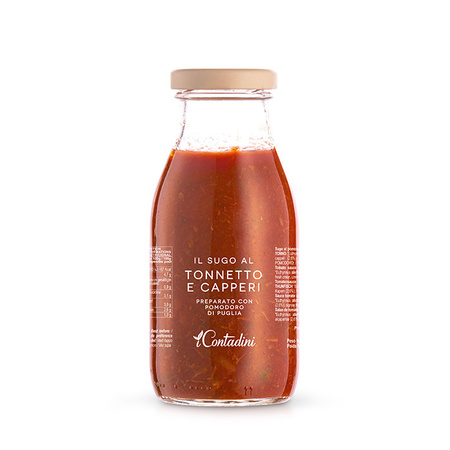 iContadini Sugo - włoski sos pomidorowy z tuńczykiem i kaparami 250g