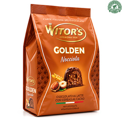 Witor’s Praline Golden - praliny z nadzieniem orzechowym i chrupiącymi płatkami 200g