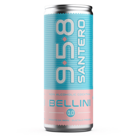 958 Santero Bellini Zero bezalkoholowy drink brzoskwiniowy 250ml