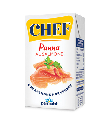 Parmalat Panna Chef al Salmone - łososiowa śmietanka do sosów 125ml