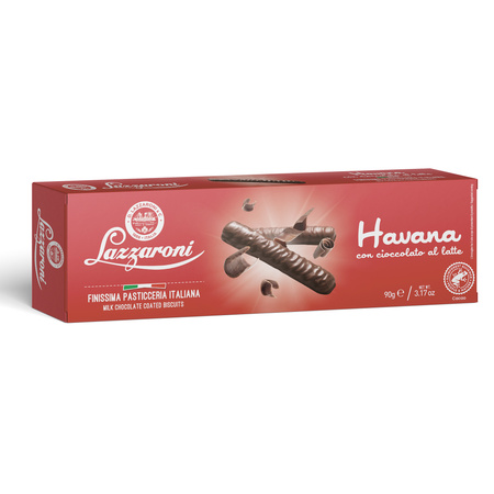 Lazzaroni Havana - włoskie ciastka w mlecznej czekoladzie 90g