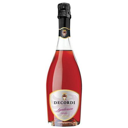 Decordi Lambrusco Mantovano DOC Rosato frizzante półsłodkie wino musujące