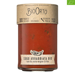 BioOrto Sugo Arrabbiata Bio - gotowy włoski sos pomidorowy z papryczką chili 350g