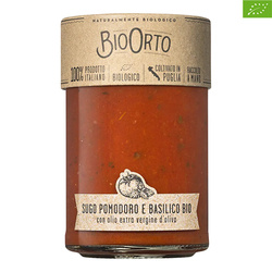 BioOrto Sugo Pomodoro e Basilico Bio - gotowy włoski sos pomidorowy z bazylią 350g