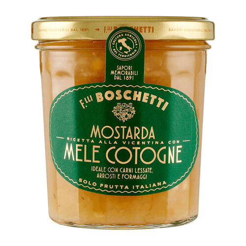 Boschetti 1891 Mostarda di Mele Cotogne Vicentina - mostarda z owoców pigwy 350g