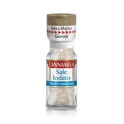 Cannamela Sale Iodato - jodowana sól morska gruboziarnista z młynkiem 63g