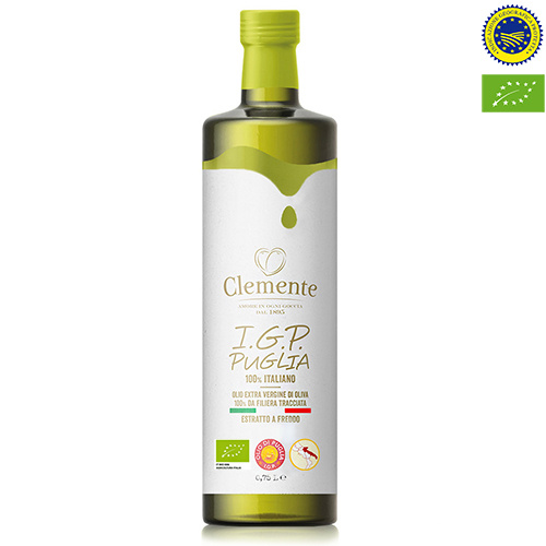 Clemente Olio di Puglia IGP BIO - ekologiczna oliwa z oliwek extra vergine 100% Italiano 750ml