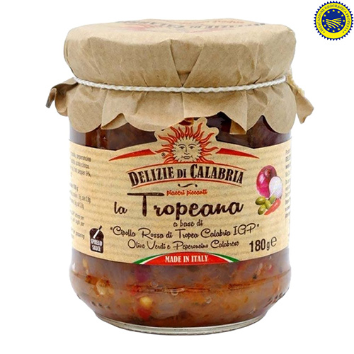 Delizie di Calabria Tropeana - pikantny sos z kalabryjskiej cebuli IGP i papryczki chili 180g
