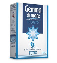 Gemma di Mare Sale Marino Iodato Fino - sól morska jodowana drobnoziarnista 1000g