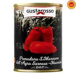 Gustarosso Pomodoro San Marzano DOP - włoskie pomidory w całości bez skórki 400g