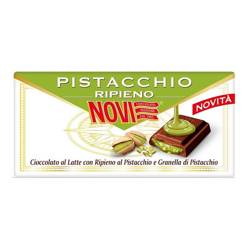 Novi Pistacchio - włoska czekolada mleczna z nadzieniem pistacjowym 100g