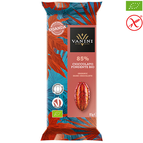 Vanini Cioccolato BIO - włoska gorzka BIO czekolada 85% kakao 85g